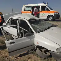 واژگونی پراید در قزوین؛ 8 نفر راهی مرکز درمانی شدند