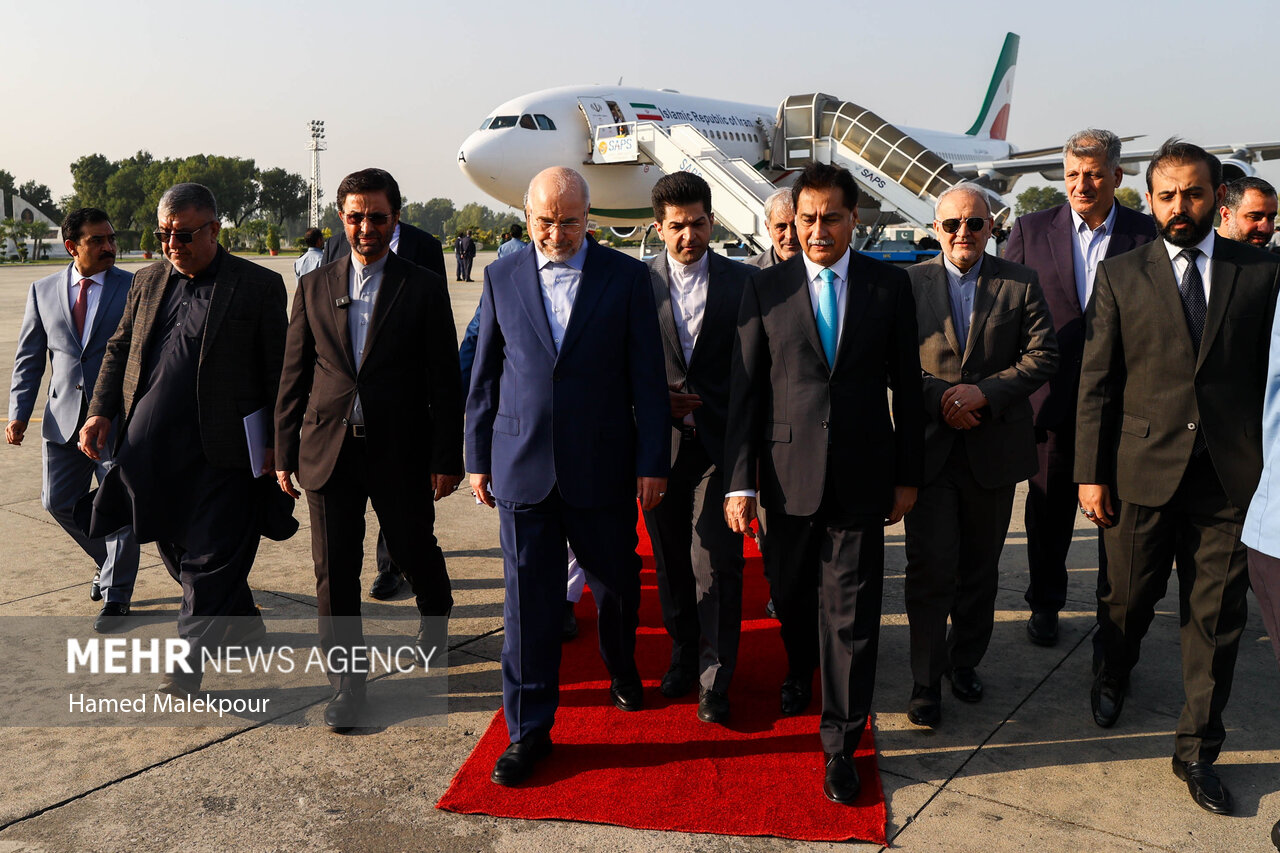 عکس/ اولین روز سفر رئیس مجلس به کشور پاکستان