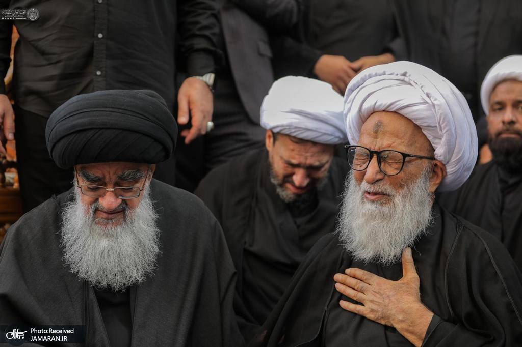 📸 مراسم عزاداری شهادت حضرت فاطمه (س) در حرم امام علی (ع)