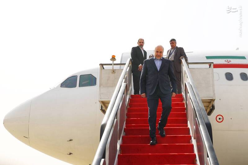 عکس/ استقبال از قالیباف در بدو ورود به کراچی پاکستان