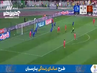 گل اول پرسپولیس به استقلال خوزستان توسط سروش رفیعی