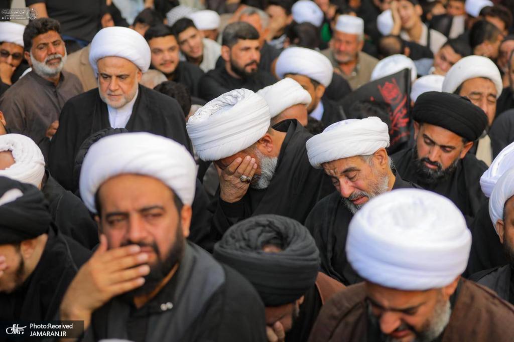 📸 مراسم عزاداری شهادت حضرت فاطمه (س) در حرم امام علی (ع)