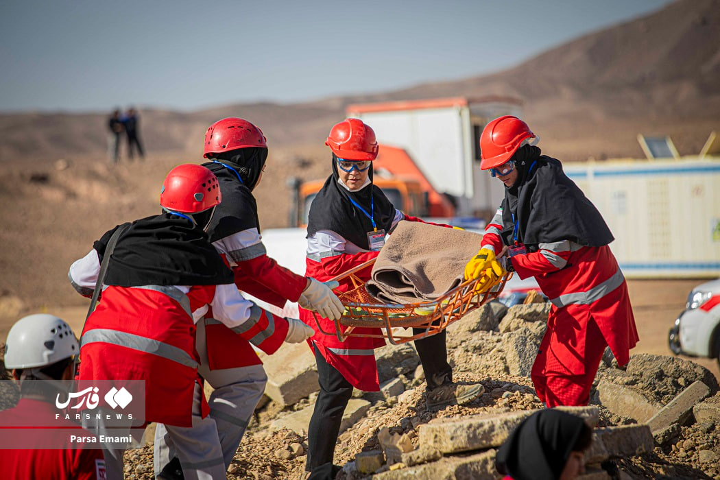 عکس/ مانور زلزله در سمنان