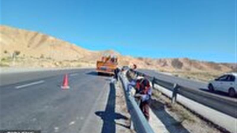 تعمیر و نصب ۱۲ کیلومتر گاردریل در جادههای خراسان شمالی