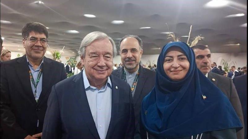 گوترش در دیدار با شینا انصاری از نقش فعال ایران در مباحث جهانی مرتبط با تغییر اقلیم گفت