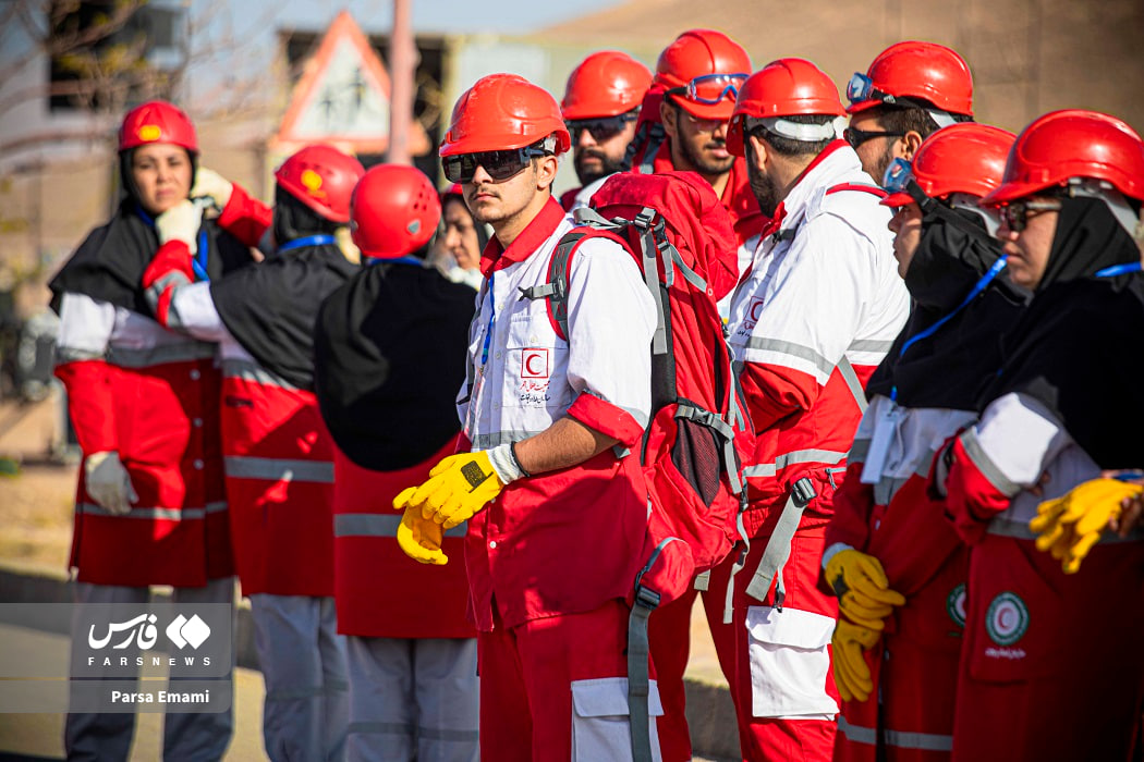 عکس/ مانور زلزله در سمنان