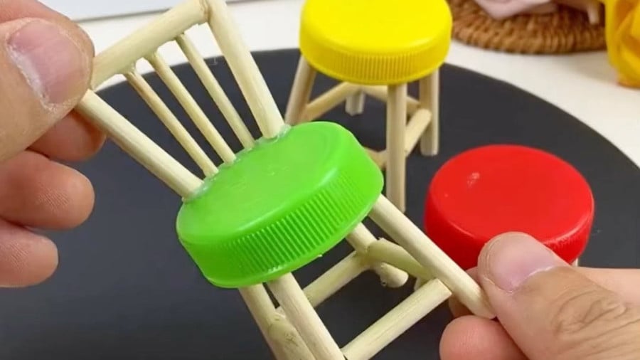 جادوی بازیافت میز و نیمکت از بطری!