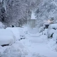 فاجعه آب و هوایی؛ مقایسه بارش برف در خلخال امسال و پارسال