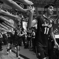 قلب قرمز بهترین بازیکن جهان برای صابر کاظمی