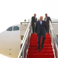 عکس/ استقبال از قالیباف در بدو ورود به کراچی پاکستان