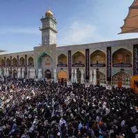 📸 مراسم عزاداری شهادت حضرت فاطمه (س) در حرم امام علی (ع)