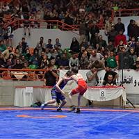 فستیوال کشتی در سالن ۲۲ گولان سنندج برگزار شد