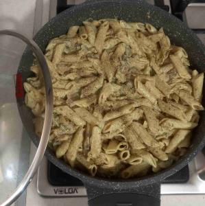 پاستا پنه با سس آلفردو و قارچ