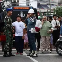 عکس/ انفجار در اندونزی هنگام نماز جمعه با ۵۴ زخمی