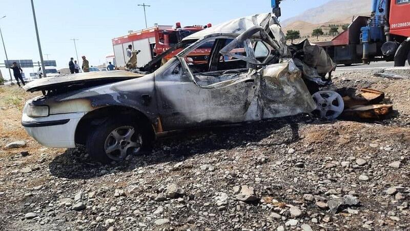 تصادف مرگبار محور کاشان به قم پنج کشته داشت