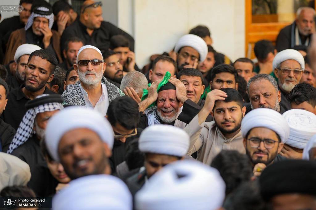 📸 مراسم عزاداری شهادت حضرت فاطمه (س) در حرم امام علی (ع)