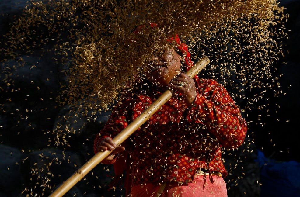 تصاویر دیدنی امروز؛ از خسارات توفان های موسمی تا سالگرد انقلاب اکتبر روسیه