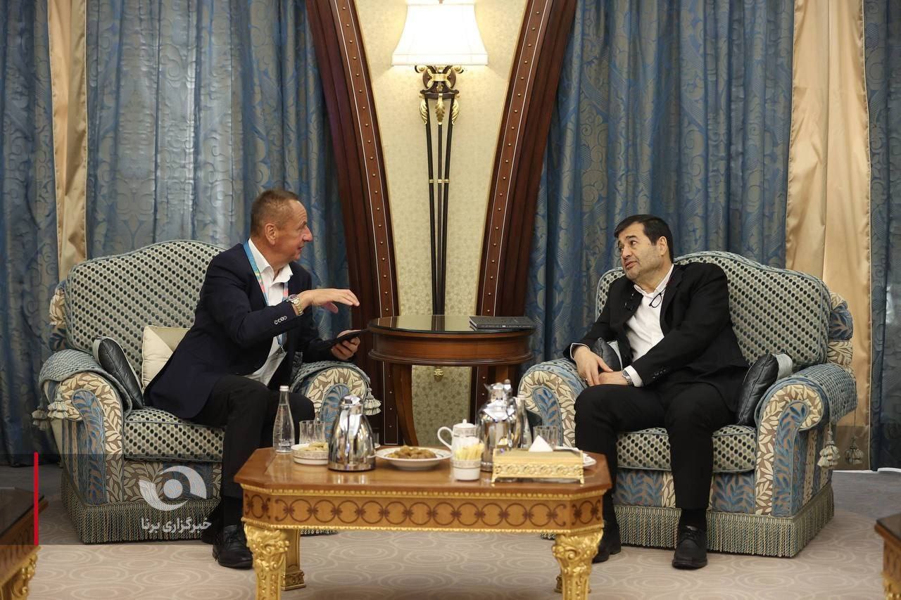 دیدار وزیر ورزش و رییس فدراسیون جهانی قایقرانی