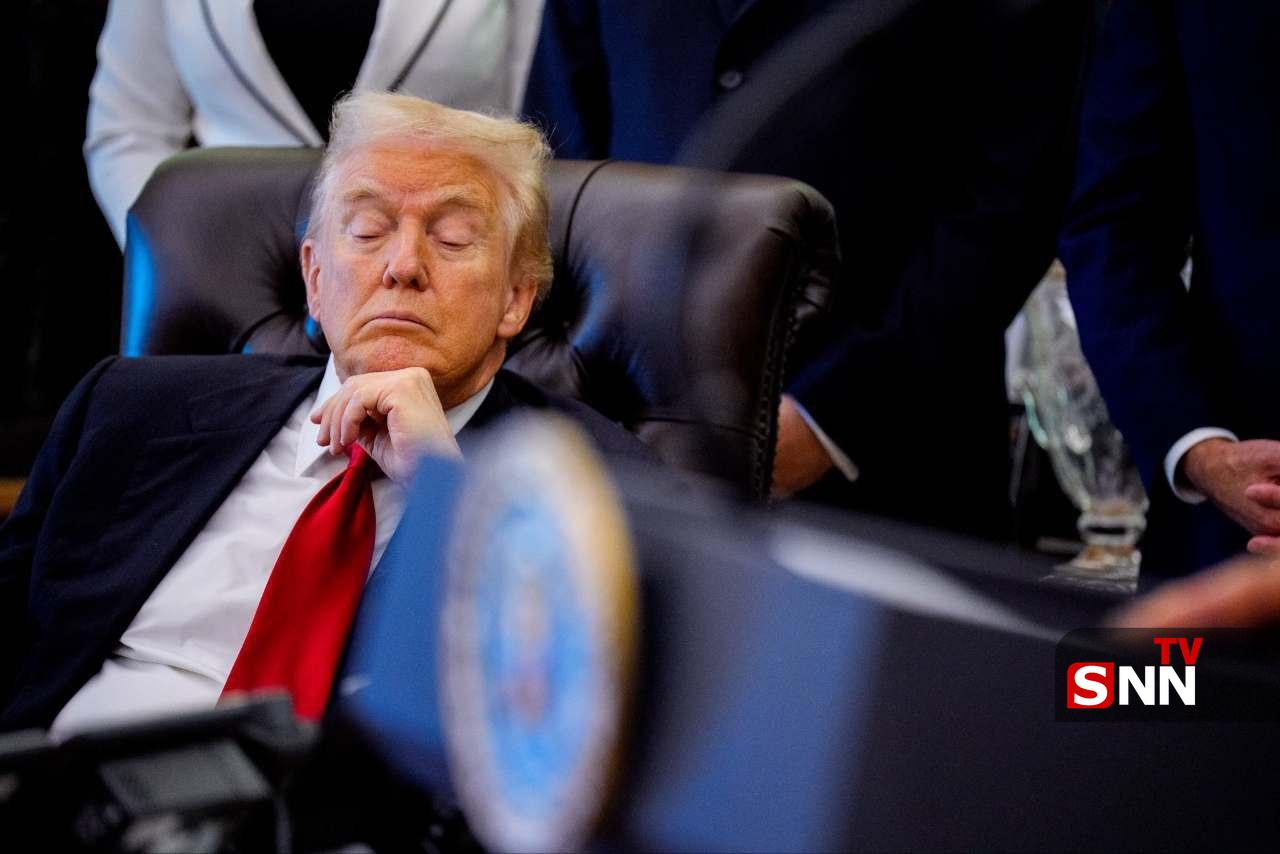 خواب ترامپ در دفتر بیضی کاخ سفید!