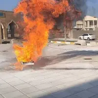 عکس/ مانور اطفای حریق در گناوه برگزار شد