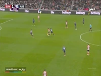 گل اول آرسنال به ساندرلند