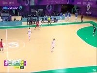 گل دوم فوتسال ایران به تاجیکستان توسط حسین طیبی