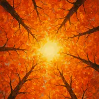 با رنگ و کمی خلاقیت یک منظره پاییزی خلق کن!