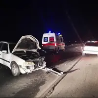 برخورد ۲ خودرو در محور ارومیه - سلماس ۹ مصدوم برجای گذاشت