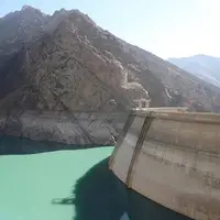 گزارش خبرنگار صداوسیما از وضعیت ذخیره آب سد امیرکبیر در جاده کرج - چالوس