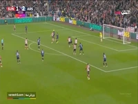 گل دوم ساندرلند به آرسنال