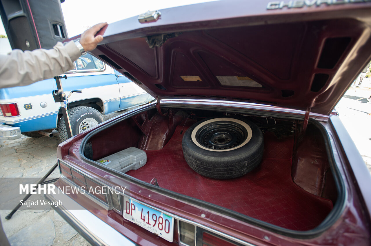 همایش خودروهای کلاسیک در همدان
