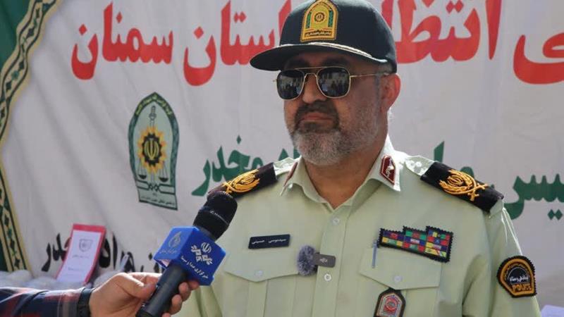 کشف ۹۴ کیلوگرم انواع مواد مخدر در طرح آرامش در سمنان