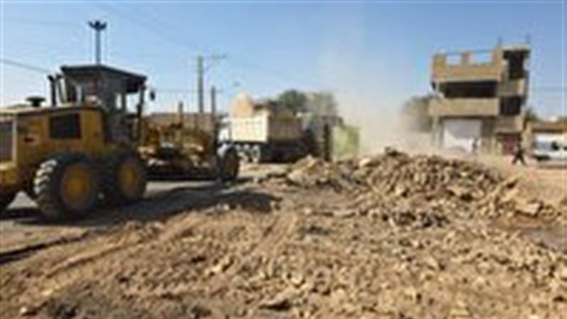 شهرداری میبد ۶ قطعه زمین دیگر را در خیابان موذن آزادسازی کرد