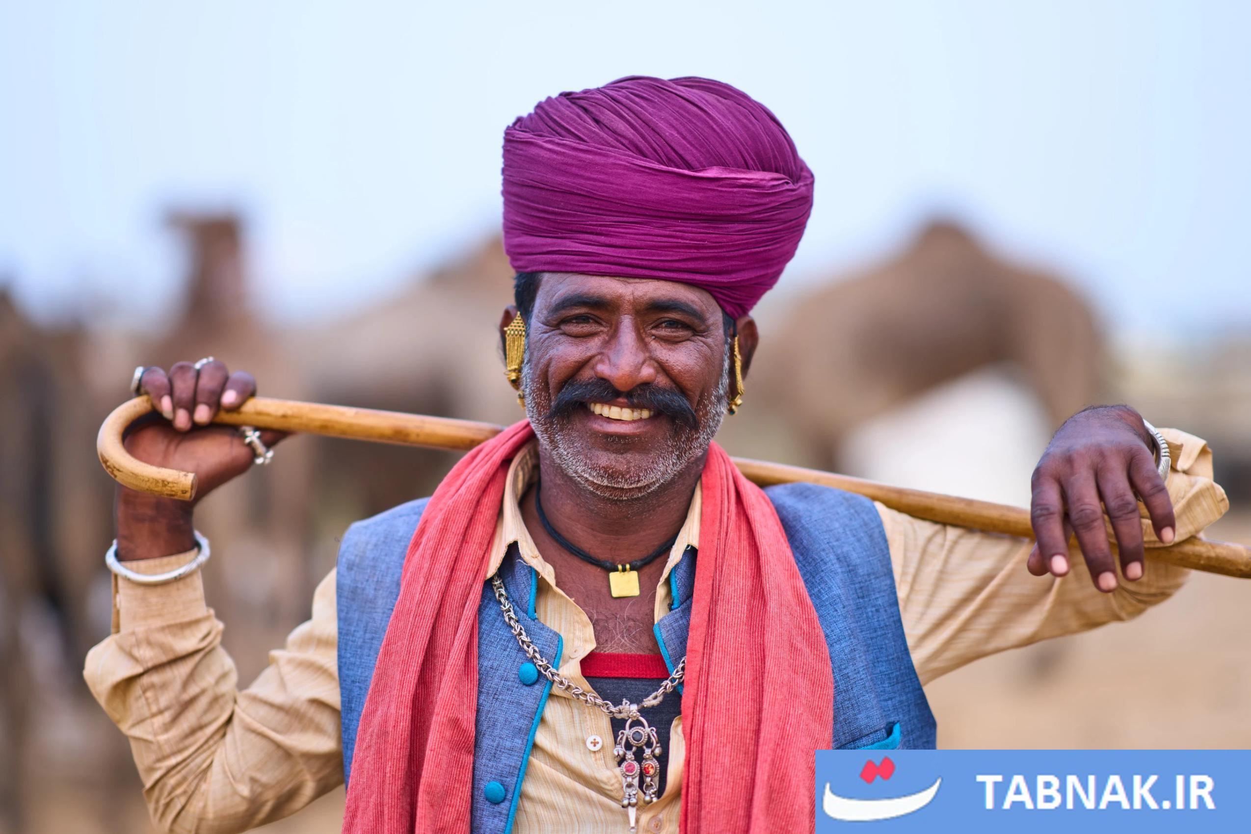 جشنواره شتر در شهر صحرایی پوشکارِ هند