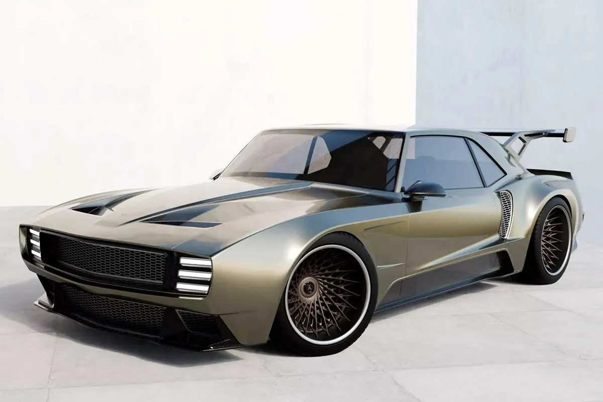 تبدیل کامارو ۱۹۶۹ به ابرخودرو با پیشرانه هیبرید و ۱۶۰۰ اسب بخار!