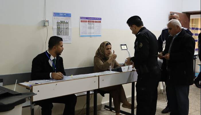 نخستین دور رأی‌گیری در انتخابات پارلمانی عراق به روایت تصویر