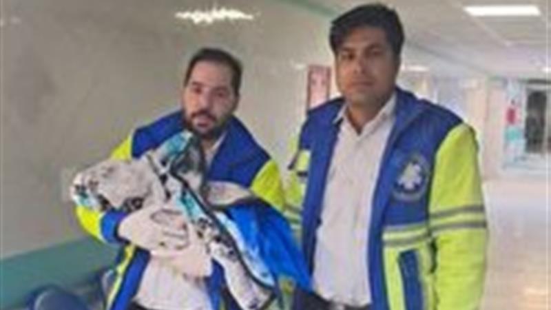 تولد نوزاد یزدی در منزل