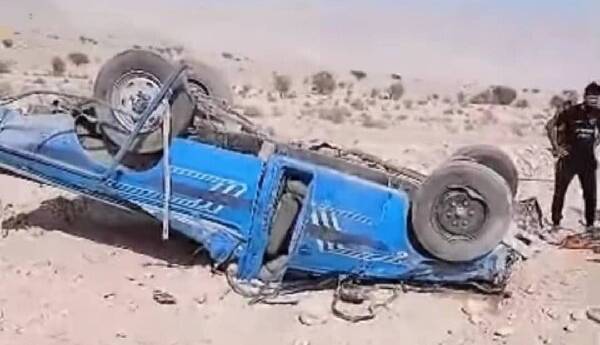 واژگونی خودرو در لمزان بستک جان یک جوان کوخردی را گرفت