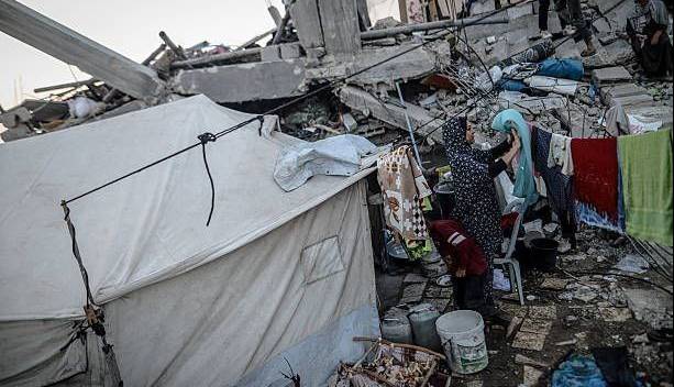 جریان زندگی در میان ویرانه‌های جبالیا؛ فلسطین