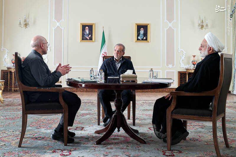 عکس/جلسه سران قوا