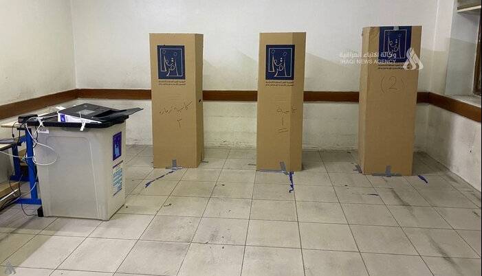 نخستین دور رأی‌گیری در انتخابات پارلمانی عراق به روایت تصویر
