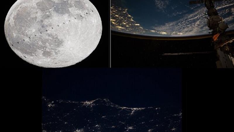 ثبت لحظه دیدار زمین و فضا / وقتی عکاس و فضانورد از هم عکس گرفتند