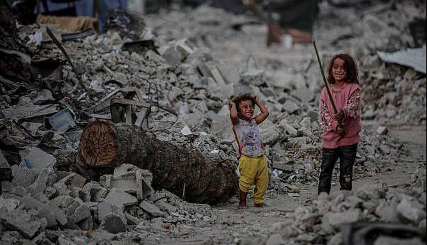 جریان زندگی در میان ویرانه‌های جبالیا؛ فلسطین