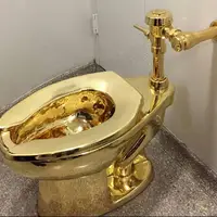 توالت طلایی 10 میلیون دلاری !