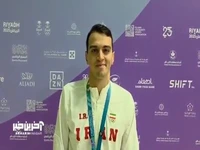 بازیکن تیم ملی شنای ایران: خیلی خوشحالم که تونشتم خوشرنگ ترین مدال رو کسب کردم