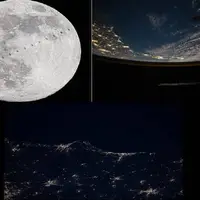 وقتی ساکنان فضا و زمین از یکدیگر عکس میگیرند