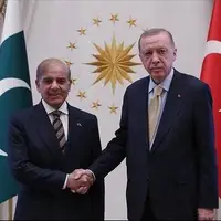 دیدار رهبران پاکستان و ترکیه در باکو