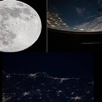 ثبت لحظه دیدار زمین و فضا / وقتی عکاس و فضانورد از هم عکس گرفتند