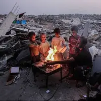 جریان زندگی در میان ویرانههای جبالیا؛ فلسطین