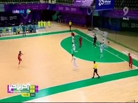 گل دوم فوتسال ایران به ازبکستان توسط سالار آقاپور